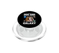 Best Dog Dad In The Galaxy Cavalier King Charles Spaniel PopSockets PopGrip para MagSafe