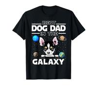 Best Dog Dad In The Galaxy Chihuahua Puppy Dogs Lovers Camiseta
