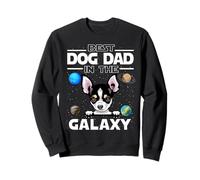Best Dog Dad In The Galaxy Chihuahua Puppy Dogs Lovers Sudadera