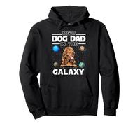 Best Dog Dad In The Galaxy Cocker Spaniel Puppy Dogs Lovers Sudadera con Capucha