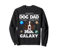 Best Dog Dad In The Galaxy English Springer Spaniel Dogs Sudadera