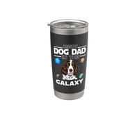 Best Dog Dad In The Galaxy English Springer Spaniel Dogs Vaso térmico de acero inoxidable de doble pared