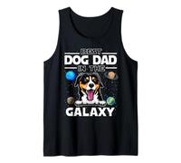 Best Dog Dad In The Galaxy Entlebucher Mountain Dog Puppy Camiseta sin Mangas