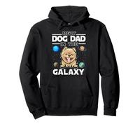 Best Dog Dad In The Galaxy Pomeranian Puppy Dogs Lovers Sudadera con Capucha