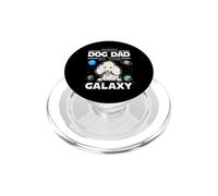 Best Dog Dad In The Galaxy Poodle Puppy Dogs Lovers PopSockets PopGrip para MagSafe