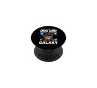 Best Dog Dad In The Galaxy Rottweiler Puppy Dogs Lovers PopSockets PopGrip Adhesivo