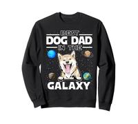 Best Dog Dad In The Galaxy Shiba Inu Puppy Dogs Lovers Sudadera