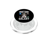 Best Dog Dad In The Galaxy St Bernard Puppy Dogs Lovers PopSockets PopGrip para MagSafe