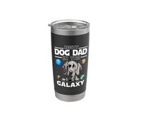 Best Dog Dad In The Galaxy Weimaraner Puppy Dogs Lovers Vaso térmico de acero inoxidable de doble pared