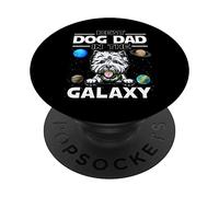 Best Dog Dad In The Galaxy West Highland White Terrier Dogs PopSockets PopGrip Adhesivo