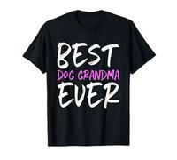 Best Dog Grandma Ever Family Cool Funny Camiseta