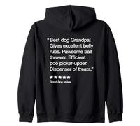 Best Dog Grandpa 5 Stars - Funny Grand-Dog Sudadera con Capucha