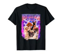 Best Dog Mom Ever Funny Dog Mommy Puppy Dogs Lovers For Mom Camiseta gráfica económica