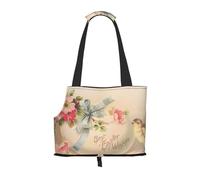 Best Easter wishes - Bolso de hombro para mascotas con patrón de 26 x 34 cm, ligero, transpirable, bolsa de viaje para mascotas de fin de semana