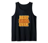 Best Emma Ever Retro Quote Funny Vintage Style Camiseta sin Mangas