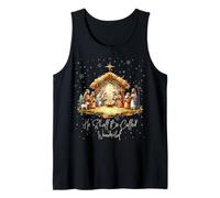 Best Ever Christmas Cool Jesus Nativity Scene Christian Camiseta sin Mangas