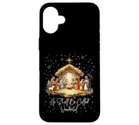 Best Ever Christmas Cool Jesus Nativity Scene Christian Carcasa para iPhone 16 Plus