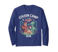Best Ever Cousin Camp 2026 Alien Club Reunion Team Abuela Manga Larga