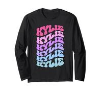 Best Ever KYLIE - Etiqueta de nombre personalizada para niña Manga Larga