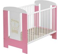 Best For Kids My Sweet Baby Cuna en 3 colores, 60 x 120 cm, sin colchón de espuma, color blanco, 4 piezas (rosa Princess sin colchón)