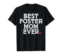 Best Foster Mom Ever Camiseta gráfica económica, Hombre, Negro, M