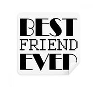 Best Friend Ever cita gafas de limpieza gamuza limpiador de pantalla de gamuza tela 2pcs