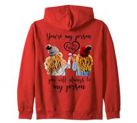 Best Friend You Are My Person You Will Always Be My Personson Sudadera con Capucha