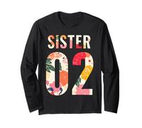 Best friends Besties Sister 02 Floral Matching Bestie Sister Manga Larga