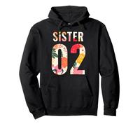 Best friends Besties Sister 02 Floral Matching Bestie Sister Sudadera con Capucha