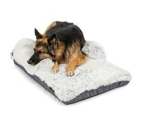 Best Friends by Sheri Bolster Nap Mat - Cama para Perro con cojín - Colchón Lavable con Funda de Quita y pon para jaulas - Color Hielo - 91 x 58 cm