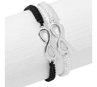 Best Friends Infinity Bracelet, Infinity Best Friends Bracelets | Amantes ajustables brazalete para siempre amigo - Número 8 de infinita, promesa de amistad, trenza hecha a mano de chicas, ajustable p