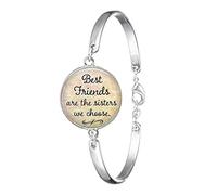 Best Friends Time - Pulsera de cristal para mujer, diseño creativo y útil