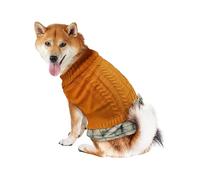 Best Furry Friends Vestido suéter para perros, cosecha a cuadros, talla L