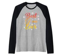 Best G-ma Ever Women Grandma Floral Mothers Day G-ma Camiseta Manga Raglan