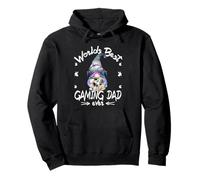 Best Gaming Dad GNOME with Headset For Funny Gamer Grandpa Sudadera con Capucha