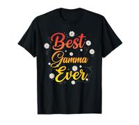 Best Gamma Ever Women Grandma Floral Mothers Day Gamma Camiseta