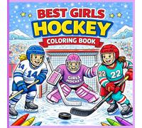 BEST GIRLS HOCKEY COLORING BOOK