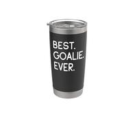 Best Goalie Ever Mejor portero de la historia fútbol Vaso térmico de acero inoxidable de doble pared