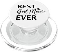 Best God Mom Ever Sign Best Godmother Ever God Mothers Day PopSockets PopGrip para MagSafe