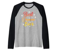 Best Grammie Ever Women Grandma Floral Mothers Day Grammie Camiseta Manga Raglan