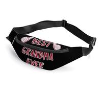Best Grandma Ever - Riñonera cruzada estampada con correa ajustable para hombres y mujeres de viaje, Estilo:, 36*15cm, MHXYZHW