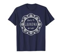 Best Grandma Ever T Shirt - Linda flor de encaje mandala regalo Camiseta
