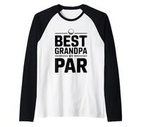 Best Grandpa by Par Camiseta Manga Raglan