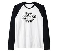 Best Grandpa by Par Camiseta Manga Raglan