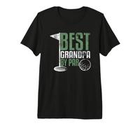 Best Grandpa by Par Father's Day Golf Grandad Golfing Gift Camiseta Premium