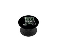 Best Grandpa by Par Father's Day Golf Grandad Golfing Gift PopSockets PopGrip Adhesivo
