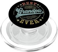 Best Grandpa Ever Father's Day Grandpa Gifts Vintage Emblem PopSockets PopGrip para MagSafe
