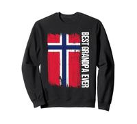 Best Grandpa Ever Noruega Bandera Noruega Granddad Wear Sudadera
