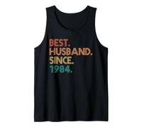 Best Husband Since 1984 42 Years 42nd Wedding Anniversary Camiseta sin Mangas