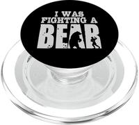 Best I Was Fighting A Bear Boys Girls | Divertido Regalo de Get Well PopSockets PopGrip para MagSafe